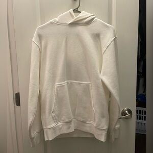 Aritzia TNA white hoodie